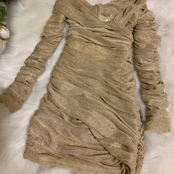 House of CB Gold Felicity Dress - Picture 8 of 11